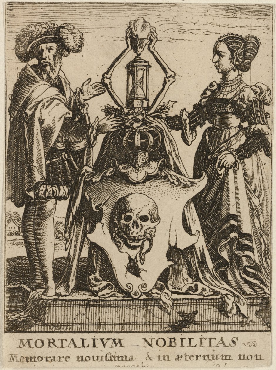 Dödens vapensköld av Wenceslaus Hollar