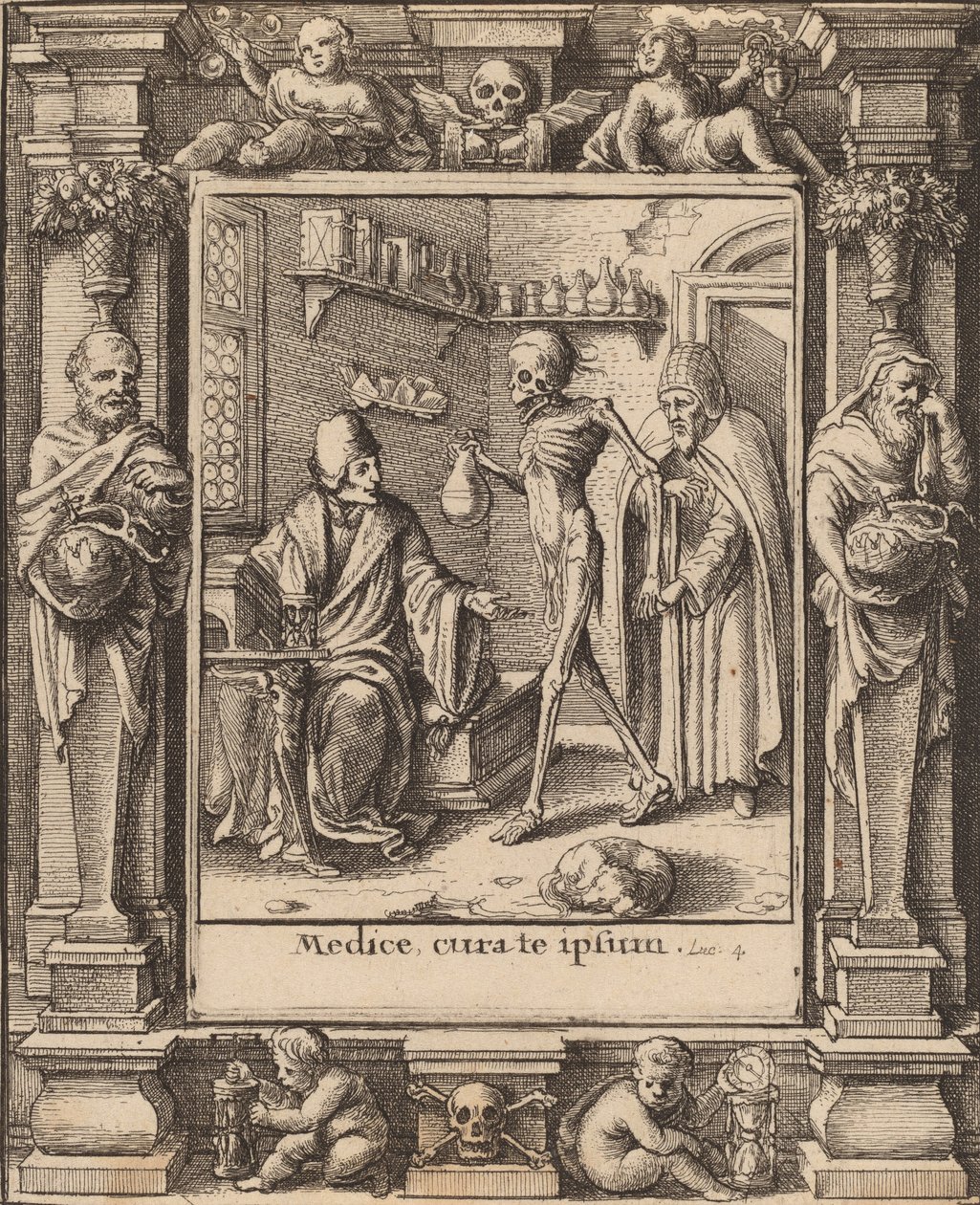 Läkare, 1651. av Wenceslaus Hollar