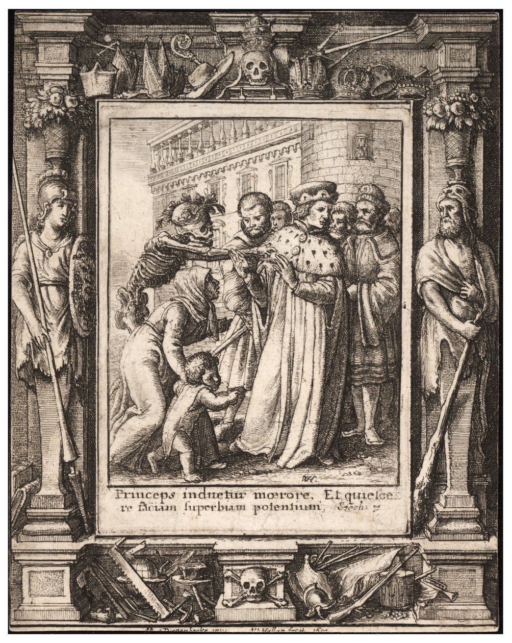 Hertig. Tillstånd 1 av Wenceslaus Hollar