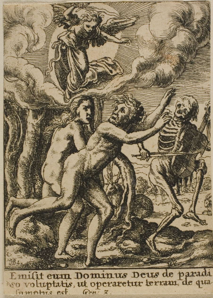 Utvisning från paradiset av Wenceslaus Hollar