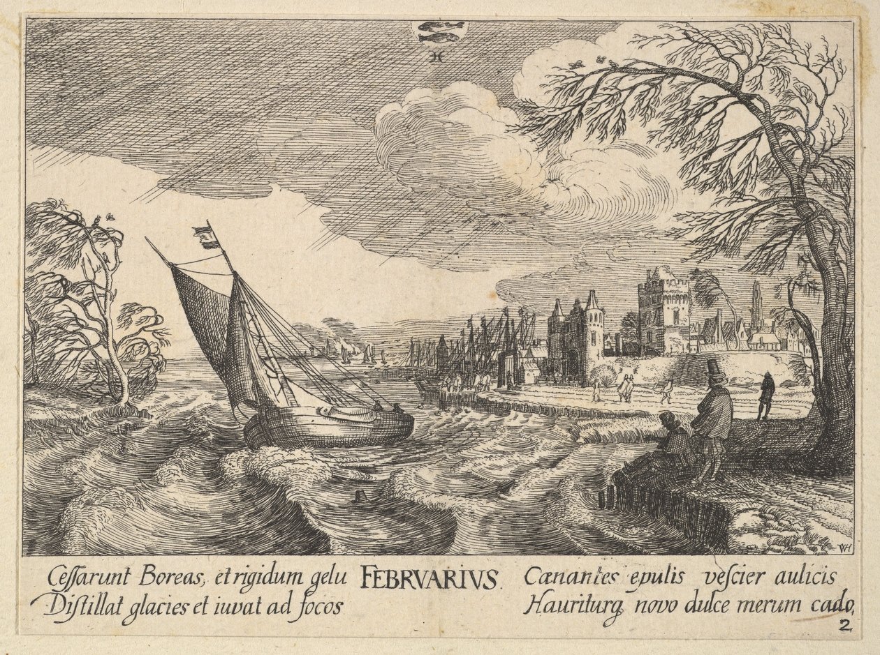 februari 1628-29. av Wenceslaus Hollar