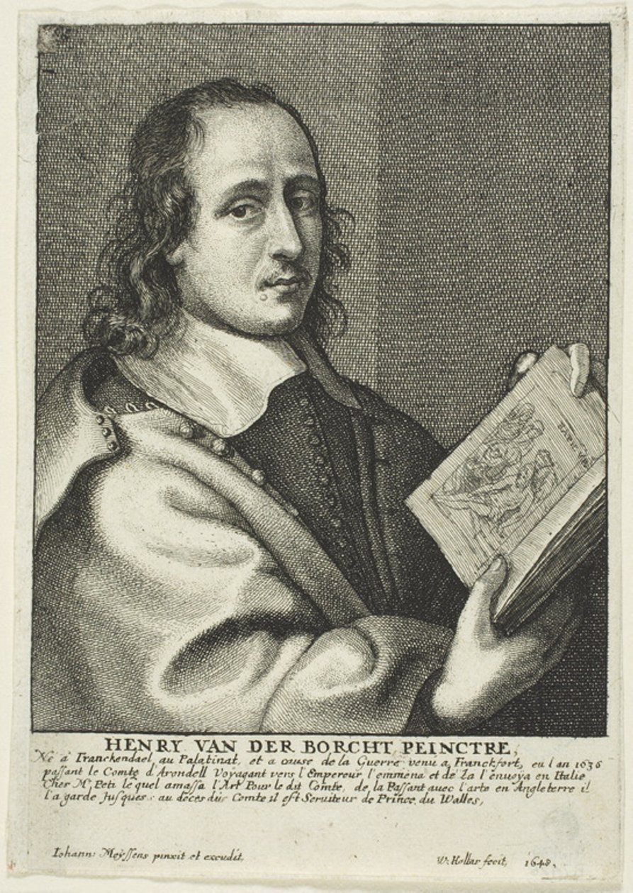 Hendrik van der Borcht den yngre av Wenceslaus Hollar