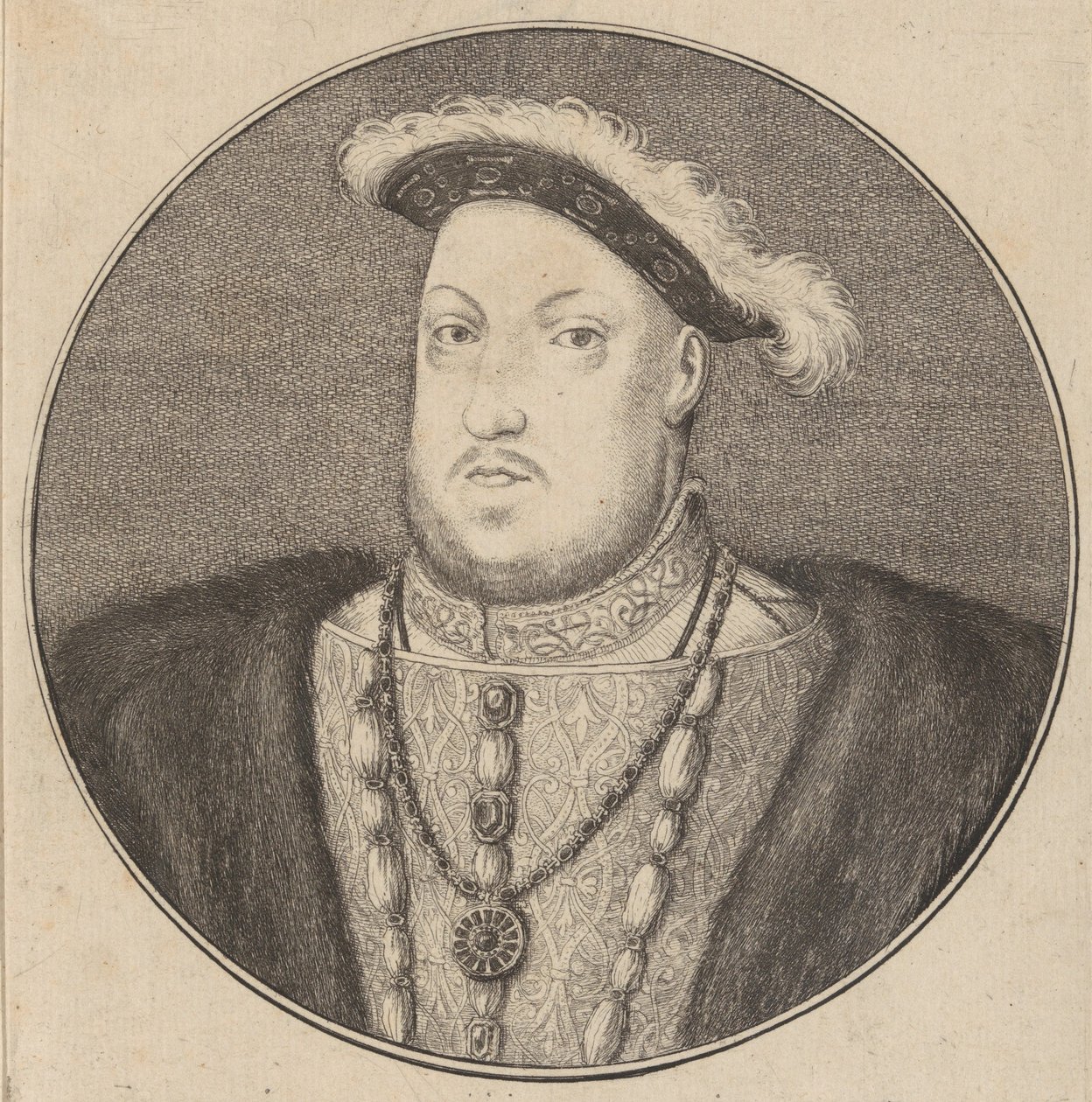 Henrik VIII, kung av England, etc., 1647., 1647. av Wenceslaus Hollar