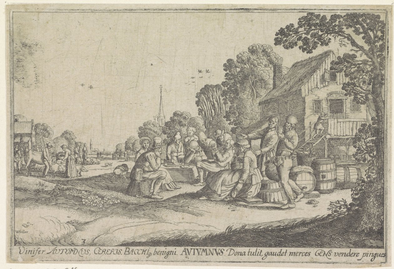 Höst Höst (titel på objekt) The Four Seasons (serietitel) av Wenceslaus Hollar