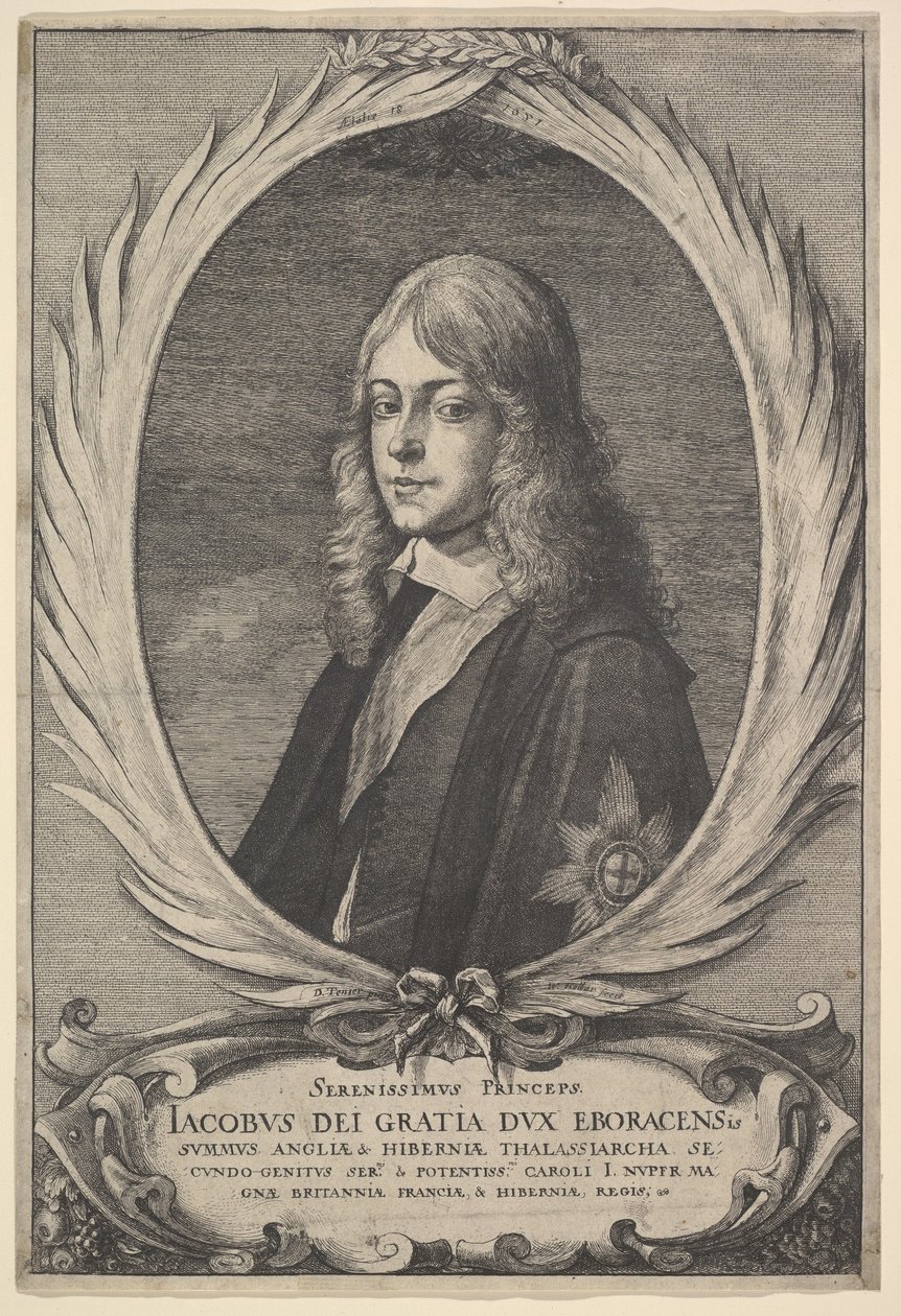 James, hertig av York, 1651. av Wenceslaus Hollar