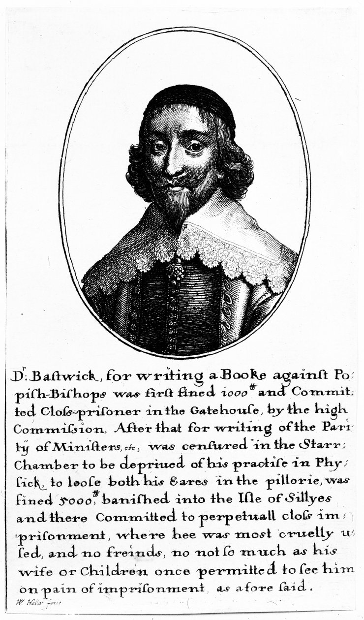 John Bastwick (gravyr) av Wenceslaus Hollar