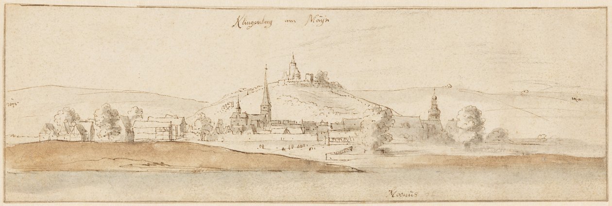 Klingenberg vid Main av Wenceslaus Hollar
