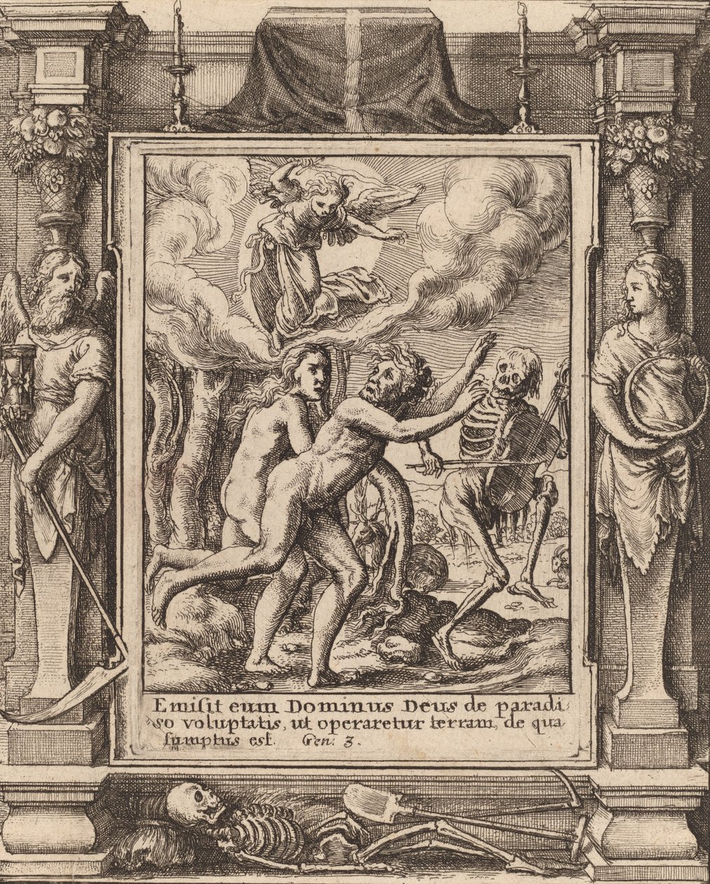 Det förlorade paradiset, 1651. av Wenceslaus Hollar