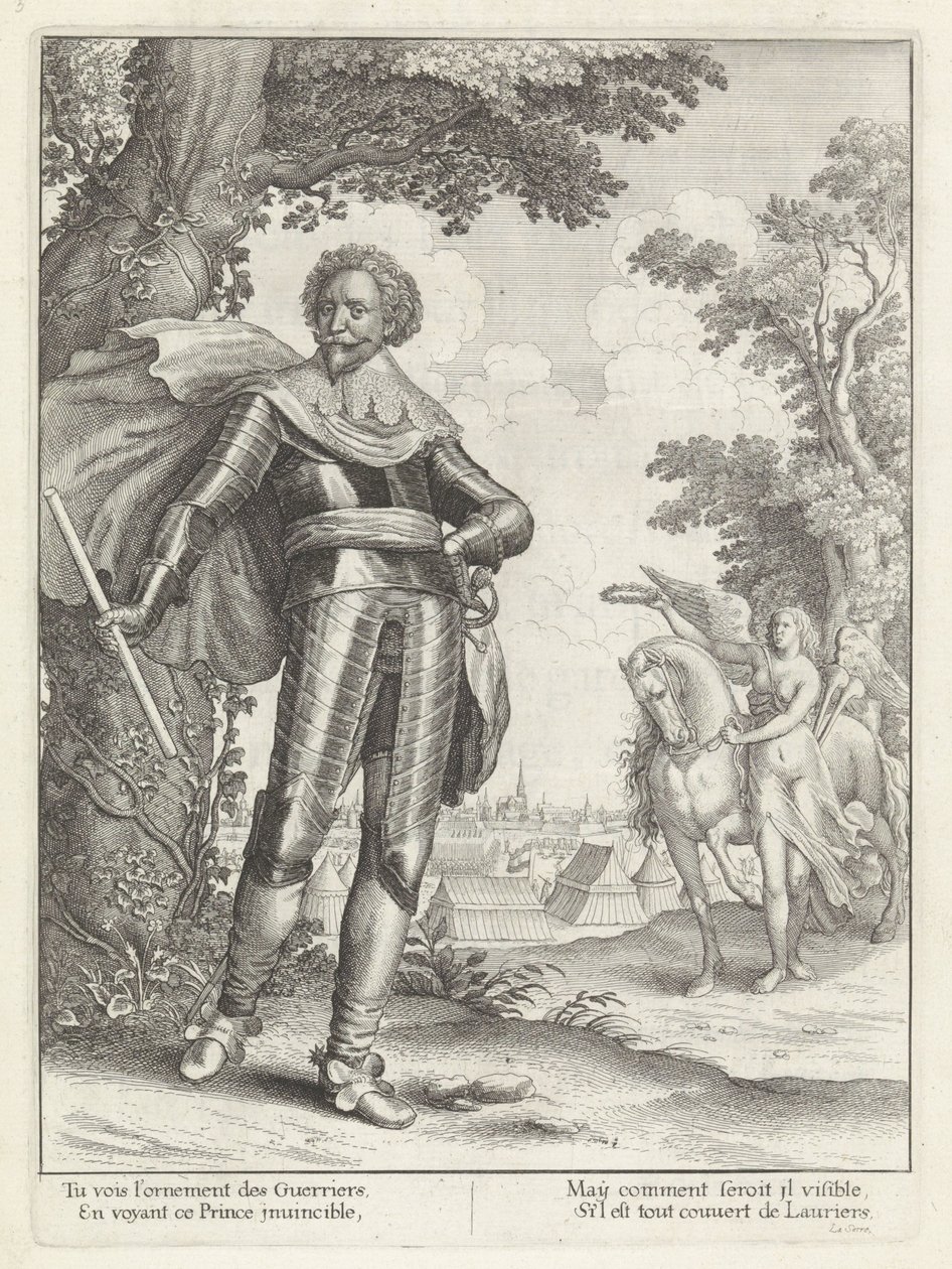 Porträtt av Frederik Hendrik, prins van Oranje Historia om inträdet av den mest kristna kungens drottningmodern i Nederländernas förenade provinser. (serietitel) av Wenceslaus Hollar