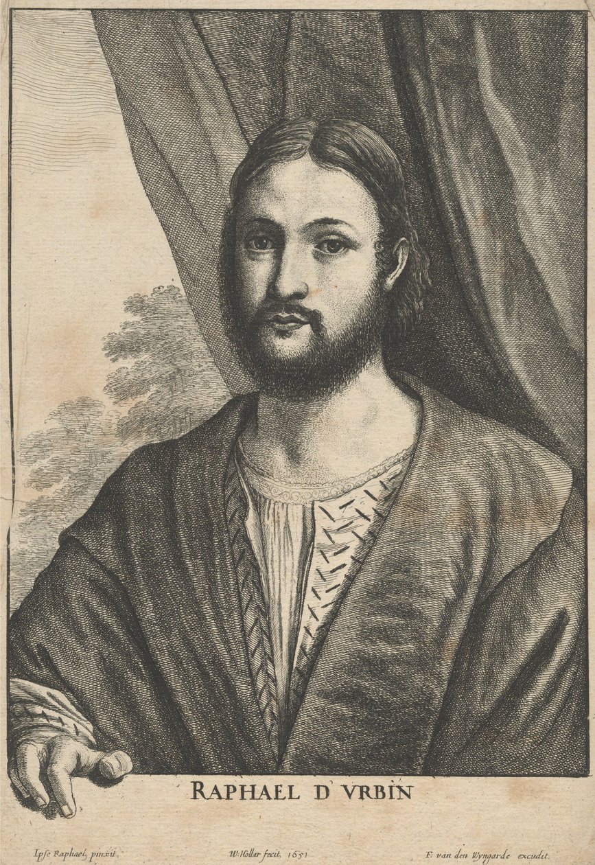 Rafael från Urbino av Wenceslaus Hollar
