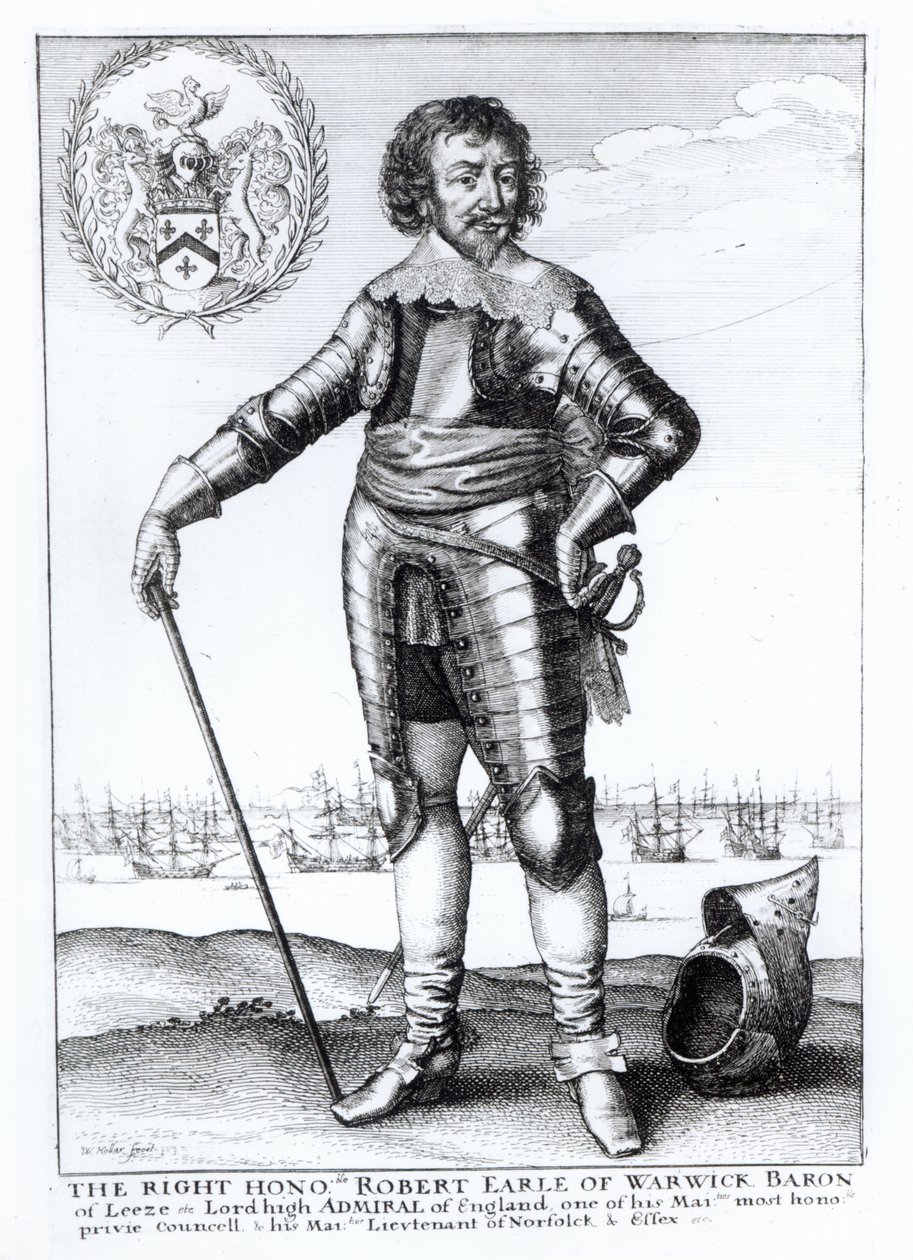 Robert Rich, 2nd Earl o Warwick swed av Wenceslaus Hollar