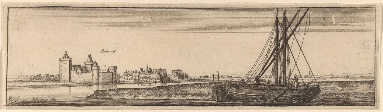 Roerort, c. 1632. av Wenceslaus Hollar