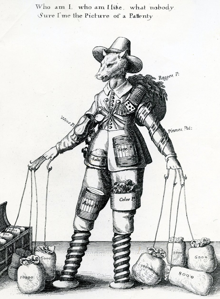 Satirtryck, 1641-1650 av Wenceslaus Hollar