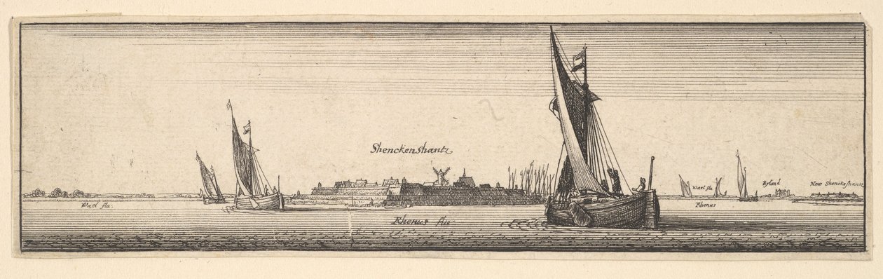 Schenkenschanz, 1642-1644. av Wenceslaus Hollar