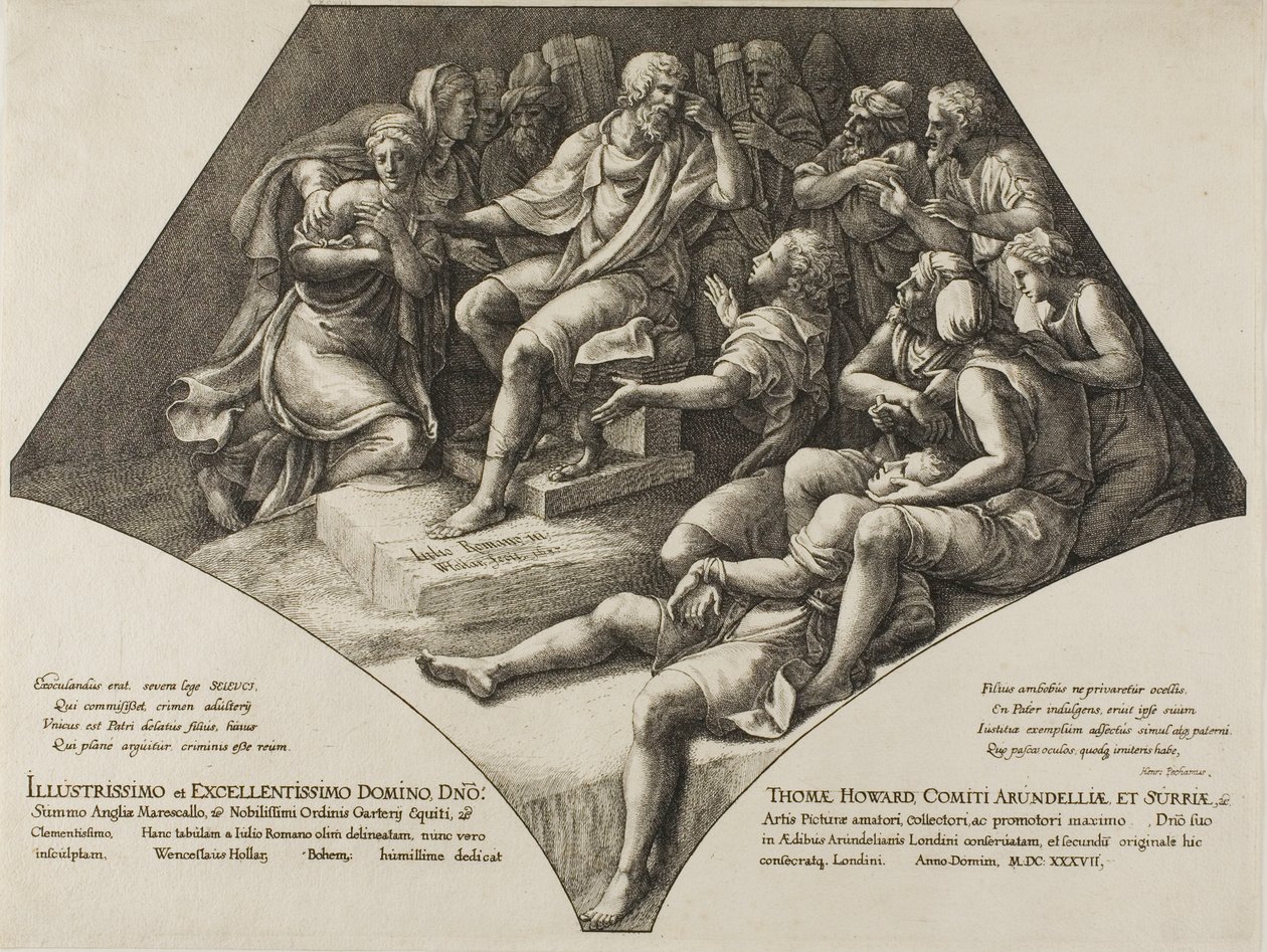 Seleukos och hans Son av Wenceslaus Hollar