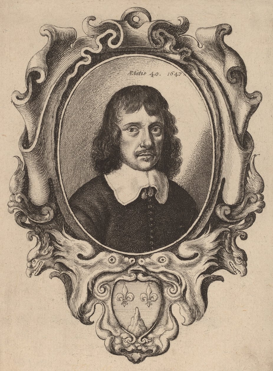 Självporträtt, 1647. av Wenceslaus Hollar