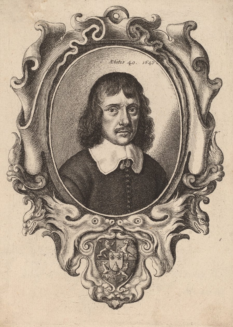 Självporträtt, 1647. av Wenceslaus Hollar