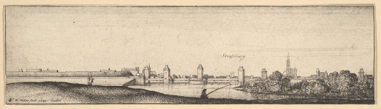 Strasbourg av Wenceslaus Hollar
