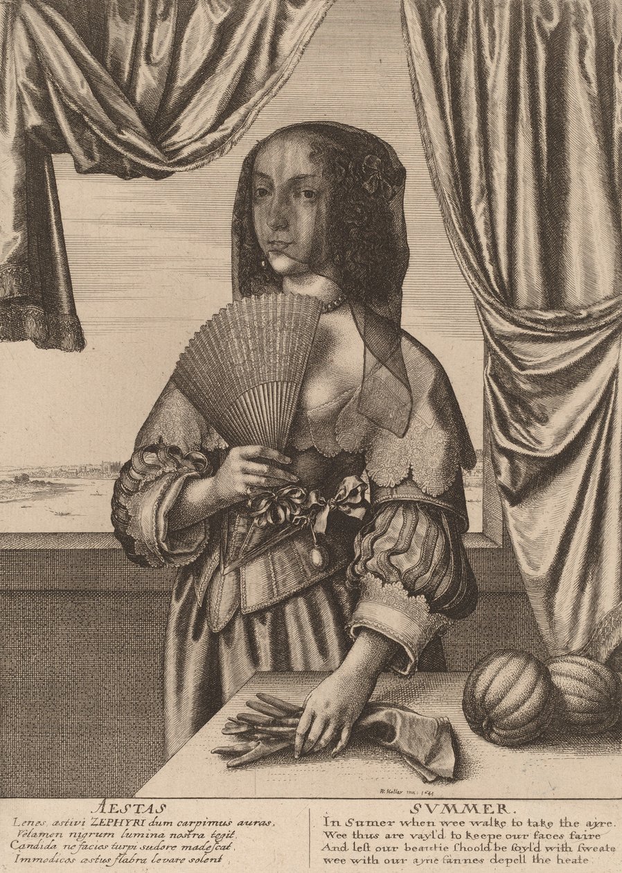 Sommaren 1641. av Wenceslaus Hollar