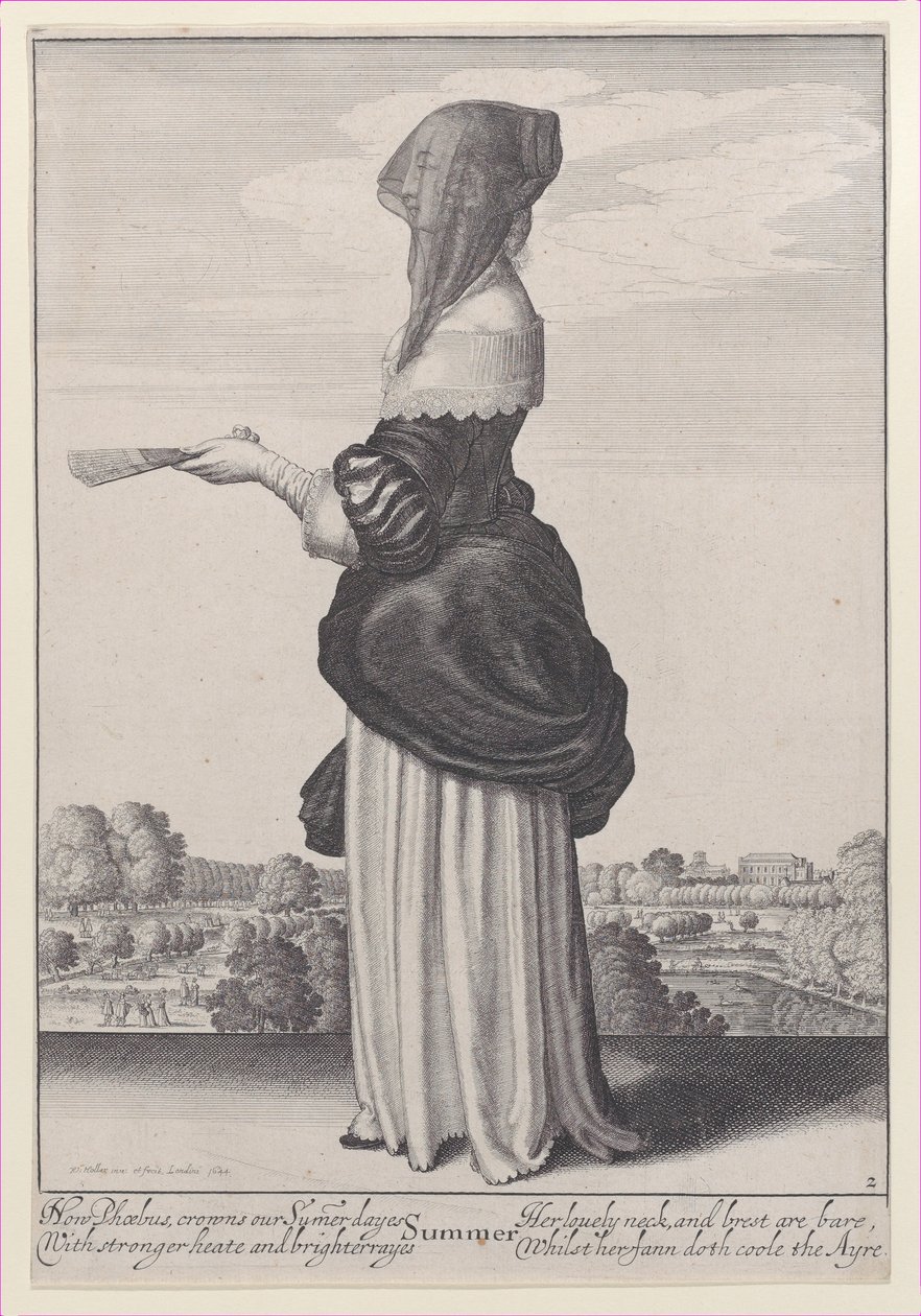 Sommar, från Årstiderna, 1643-44., 1643-44. av Wenceslaus Hollar