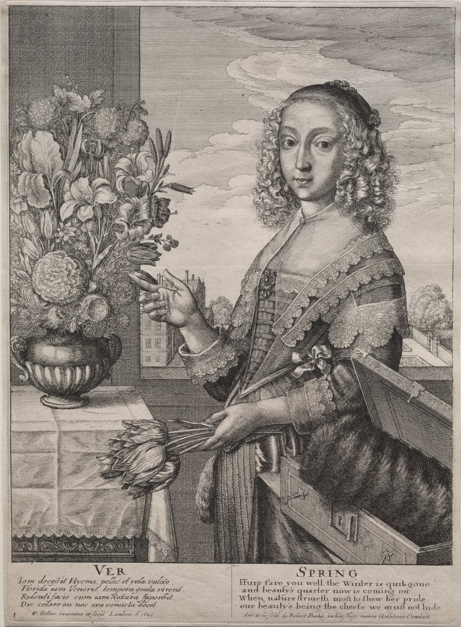 De fyra årstiderna: Våren av Wenceslaus Hollar
