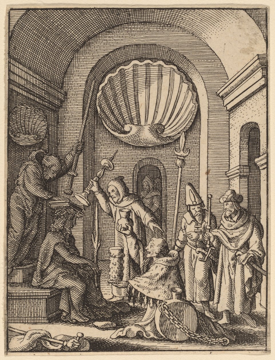 Mocking av Wenceslaus Hollar