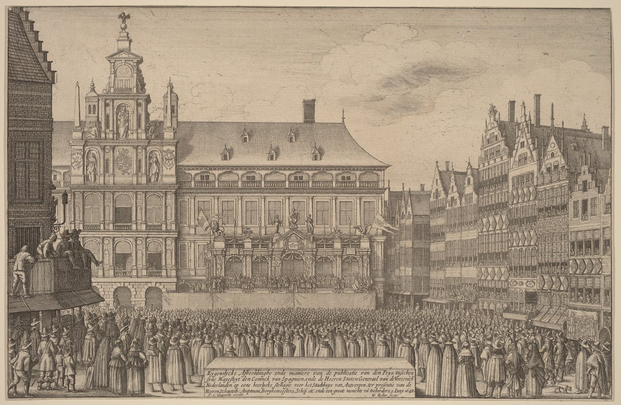 Freden i Münster av Wenceslaus Hollar