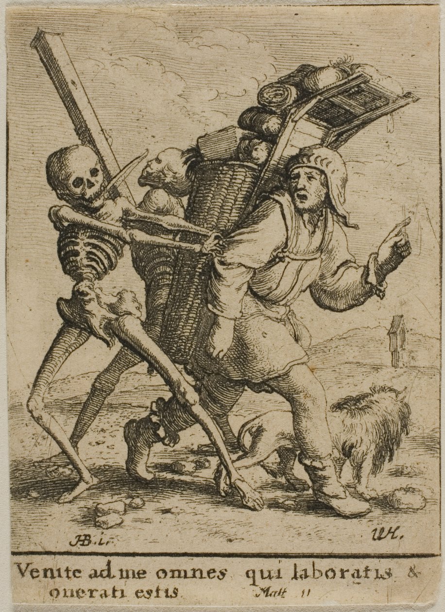 Handlaren och döden av Wenceslaus Hollar