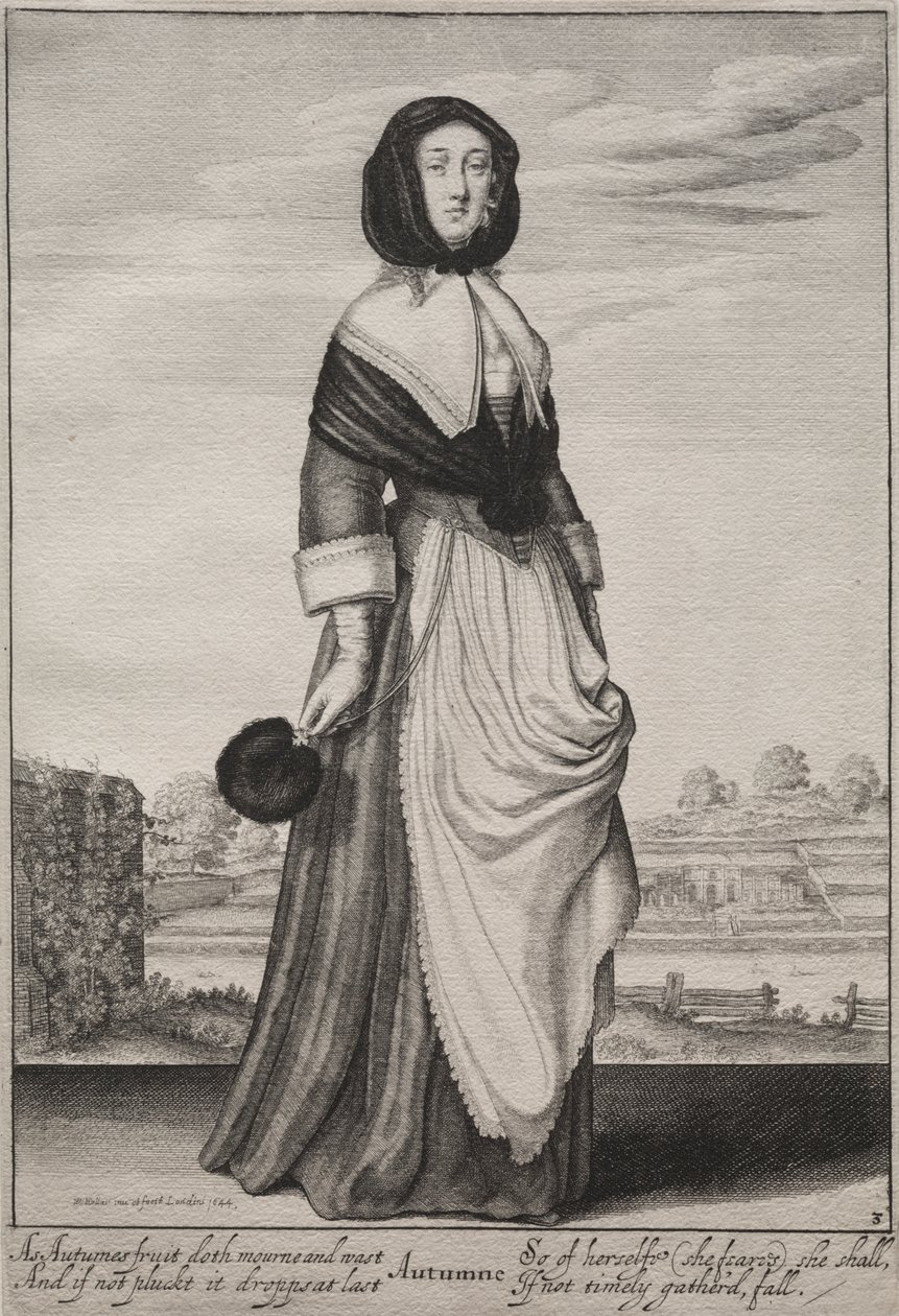 Årstiderna: Hösten av Wenceslaus Hollar