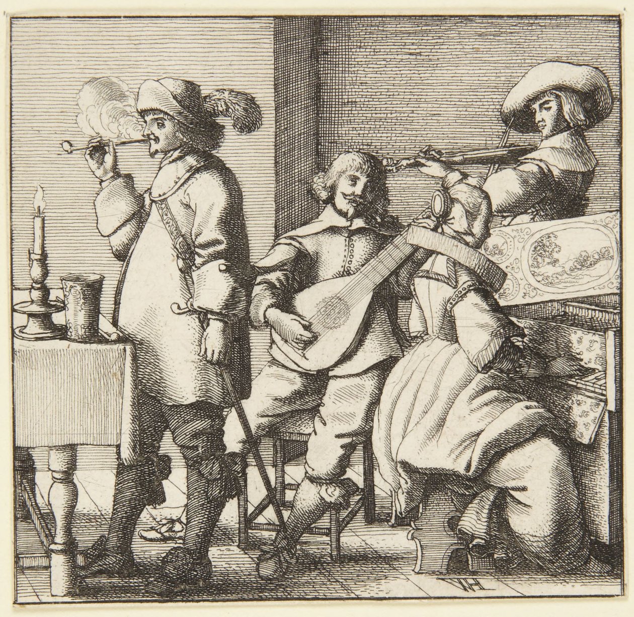 Trion av Wenceslaus Hollar