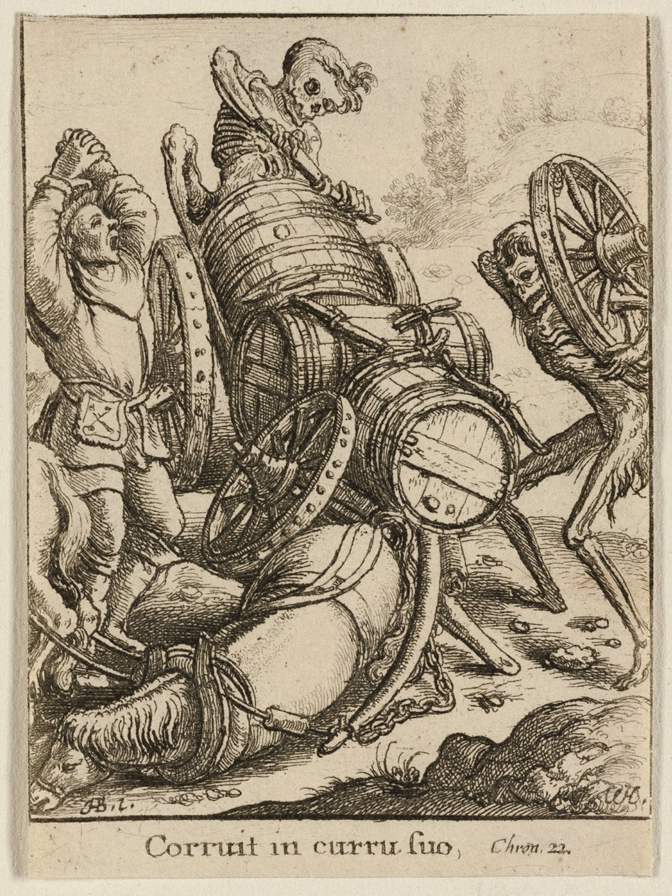 Vagnaren och döden av Wenceslaus Hollar