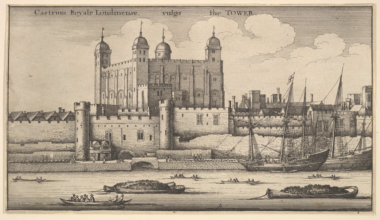 Tower of London av Wenceslaus Hollar