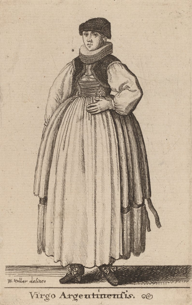 Argentinsk jungfru. av Wenceslaus Hollar