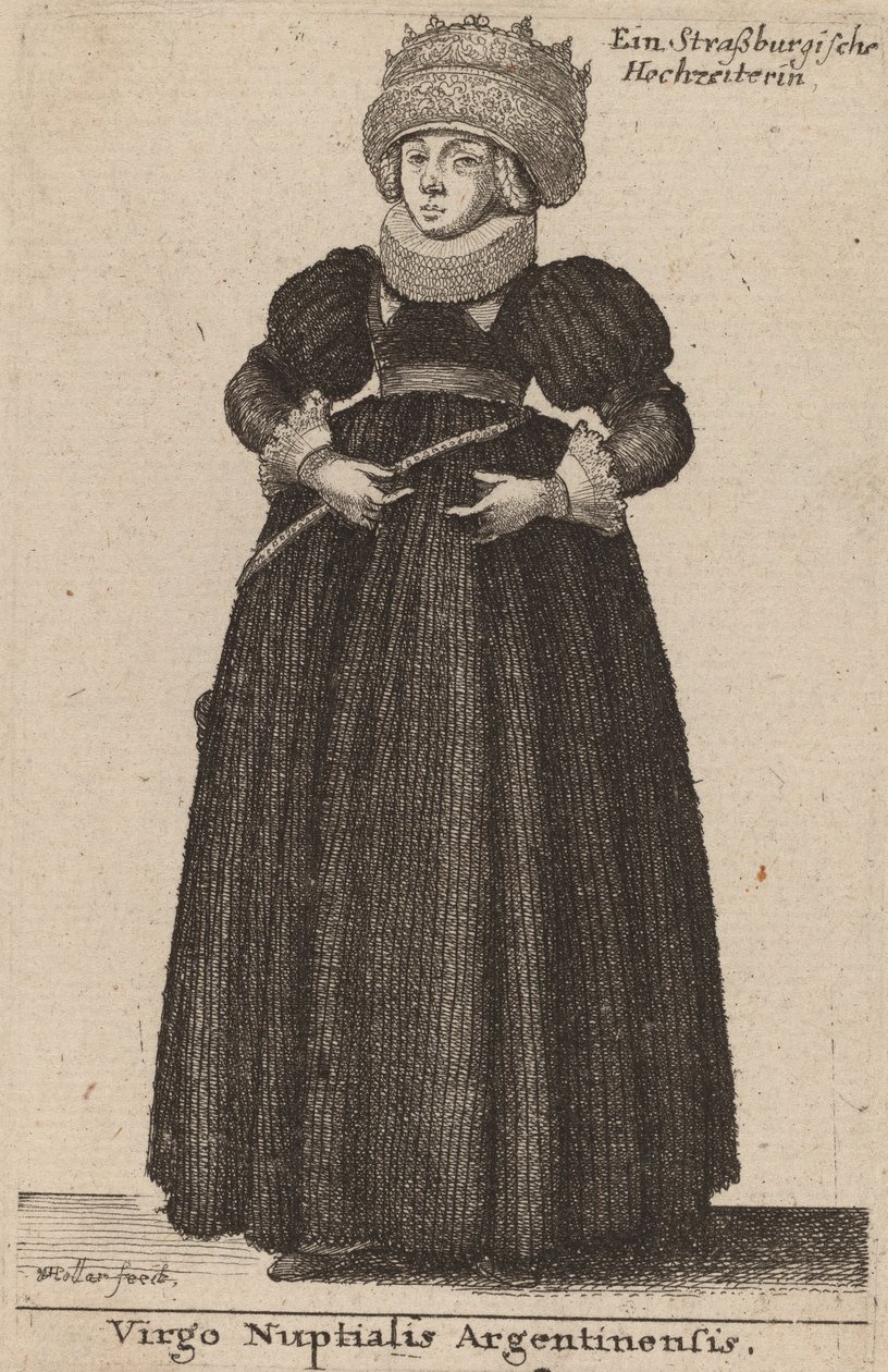 Argentinsk brudjungfru av Wenceslaus Hollar