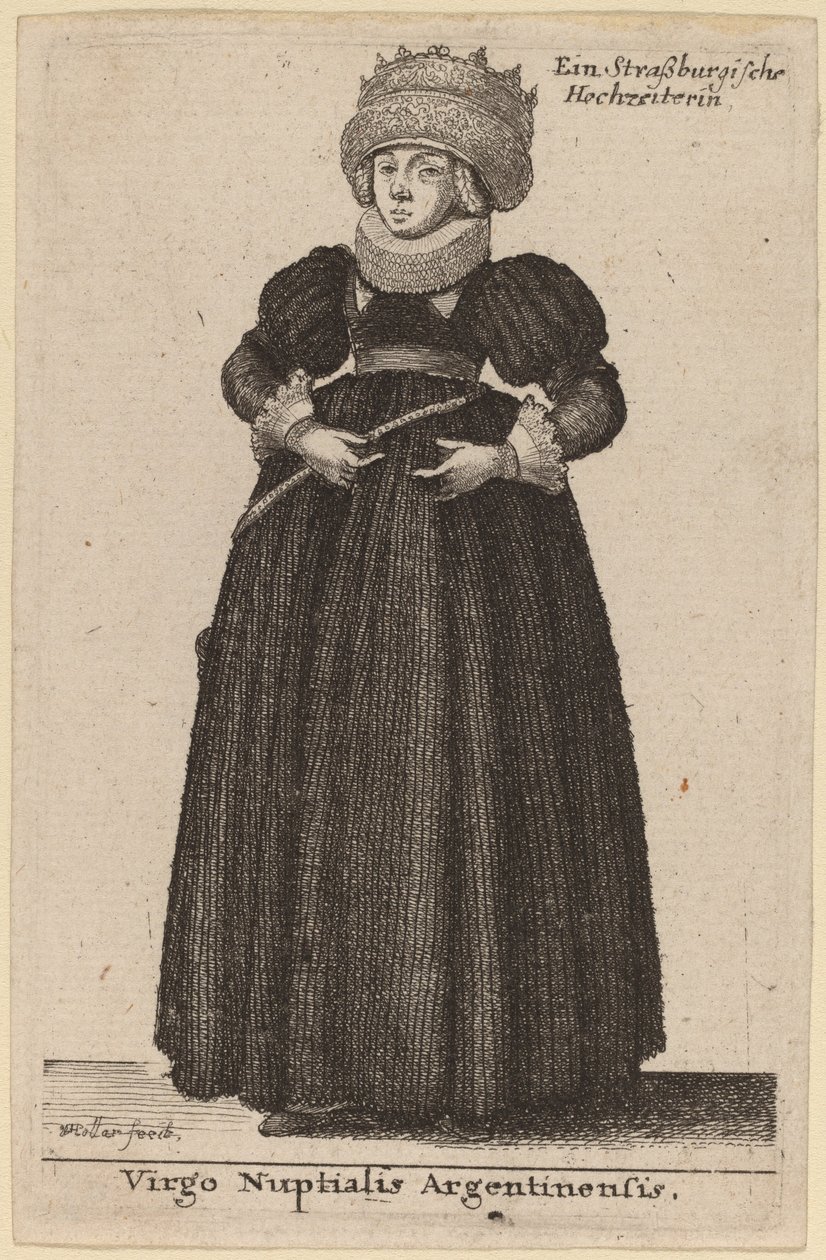 Argentinsk brudjungfru av Wenceslaus Hollar