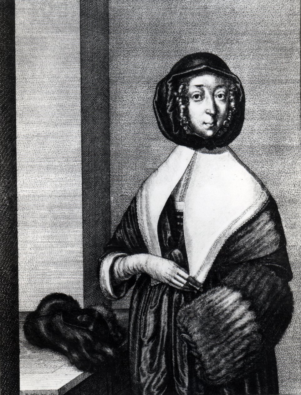 Winter, 1641 swed av Wenceslaus Hollar