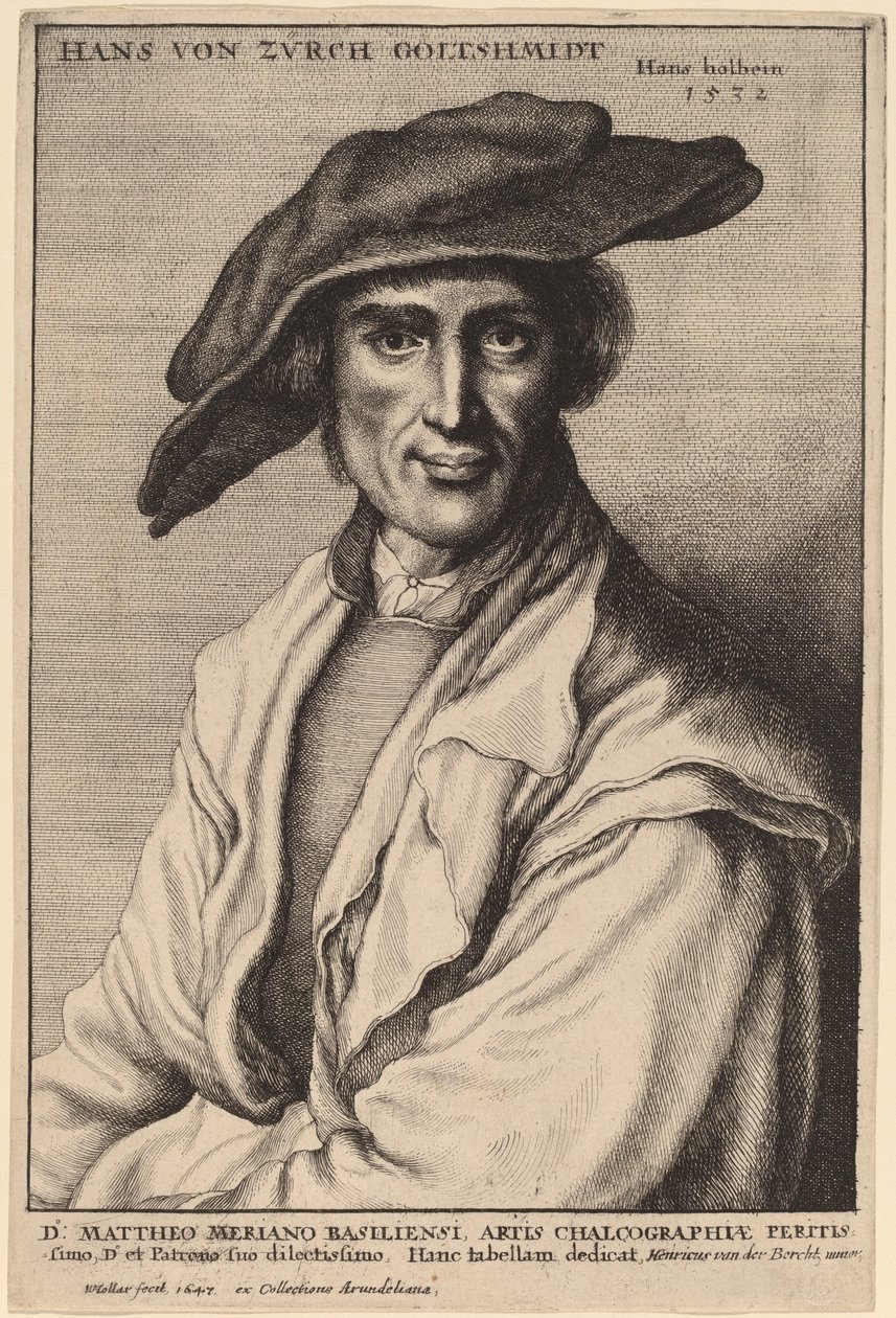 Hans von Zurch, Guldsmed av Wenceslaus Hollar after Hans Holbein the Younger