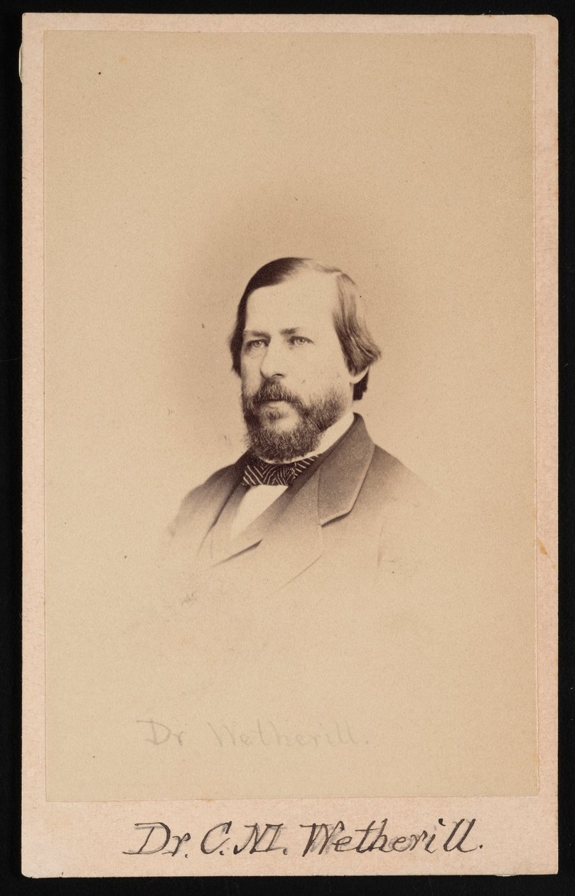 Porträtt av Dr Charles Mayer Wetherill 1825-1871, 1864. av Wenderoth and Taylor