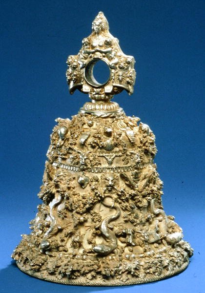 Handbell, c.1555 (gold & silver) av Wenzel I Jamnitzer