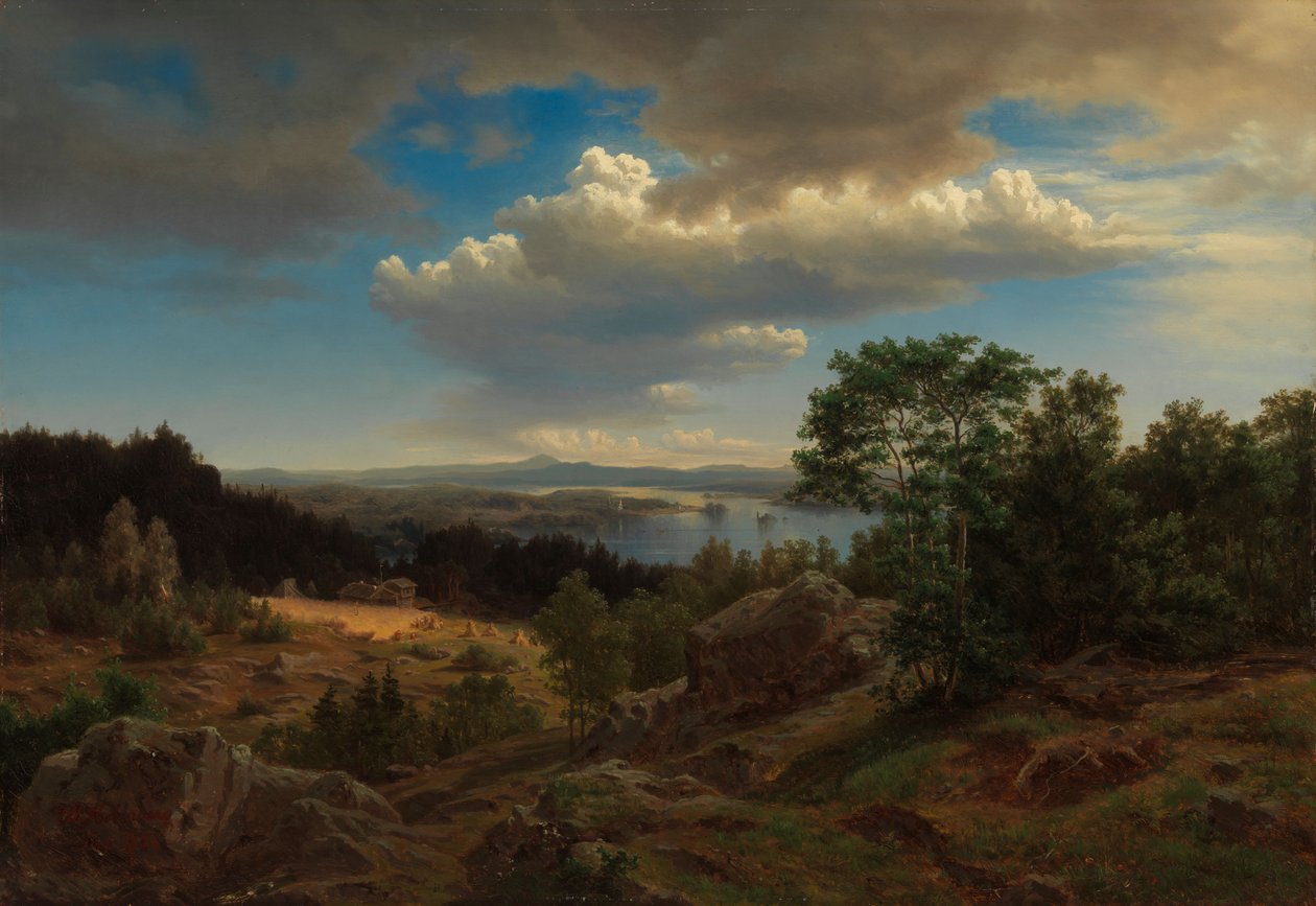 Finskt landskap av Werner Holmberg