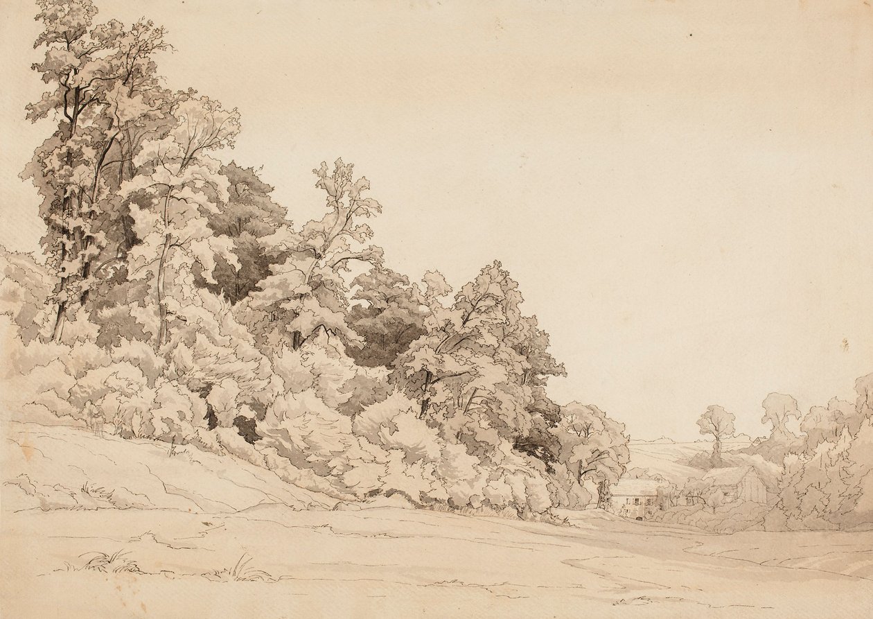 Landskap, sluttning av Werner Holmberg
