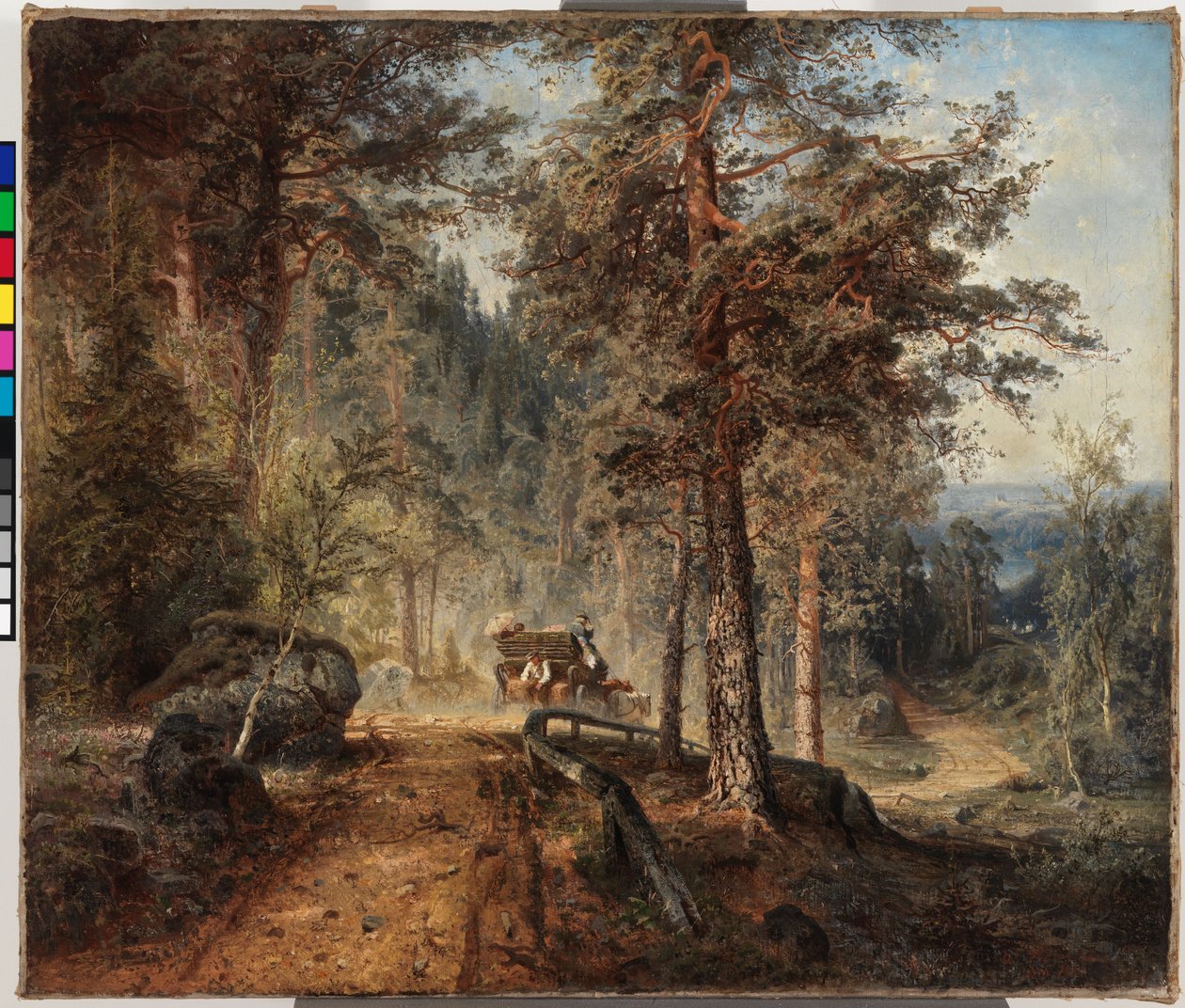 Väg i Häme (En varm sommardag) av Werner Holmberg