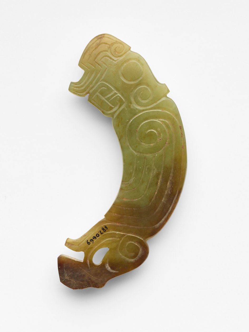 Hänge (pei) i form av en fågel, c.1000-900 f.Kr. (jade, nefrit) av Western Zhou Dynasty Chinese School