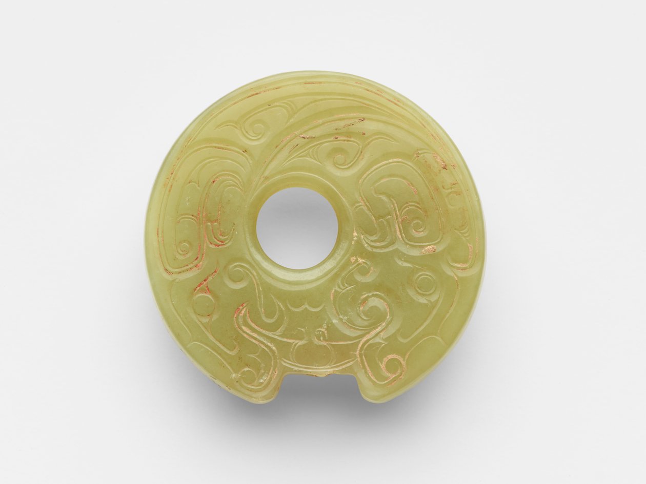 Hängsmycke av Western Zhou Dynasty Chinese School