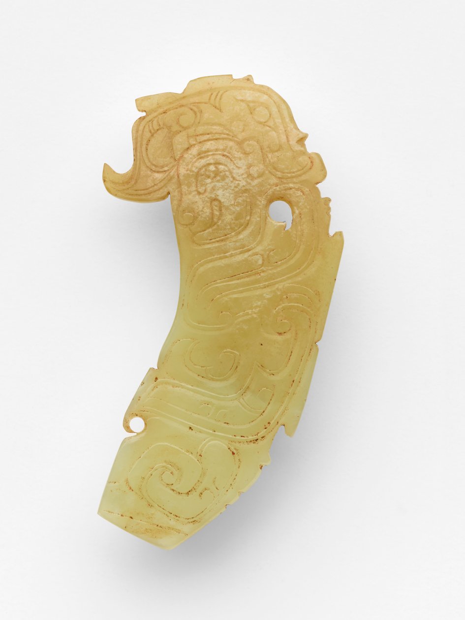 Hängsmycke av Western Zhou Dynasty Chinese School