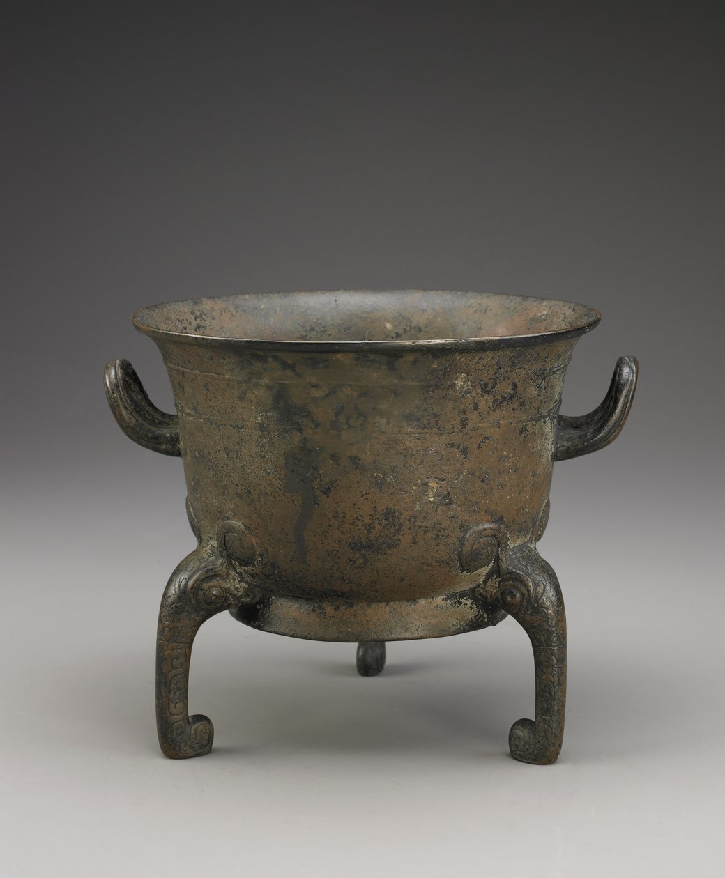 Rituellt matkärl (Yu), ca 1000-900 f.Kr. (brons) av Western Zhou Dynasty Chinese School
