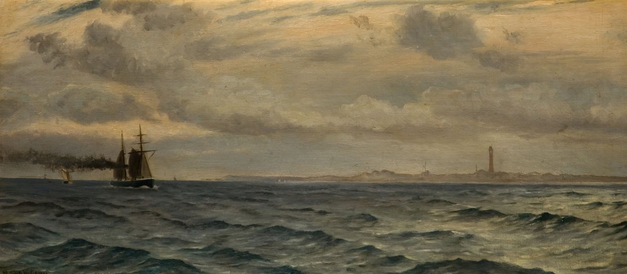 Utanför Skagerrak, 1884. av Whitworth Wallis