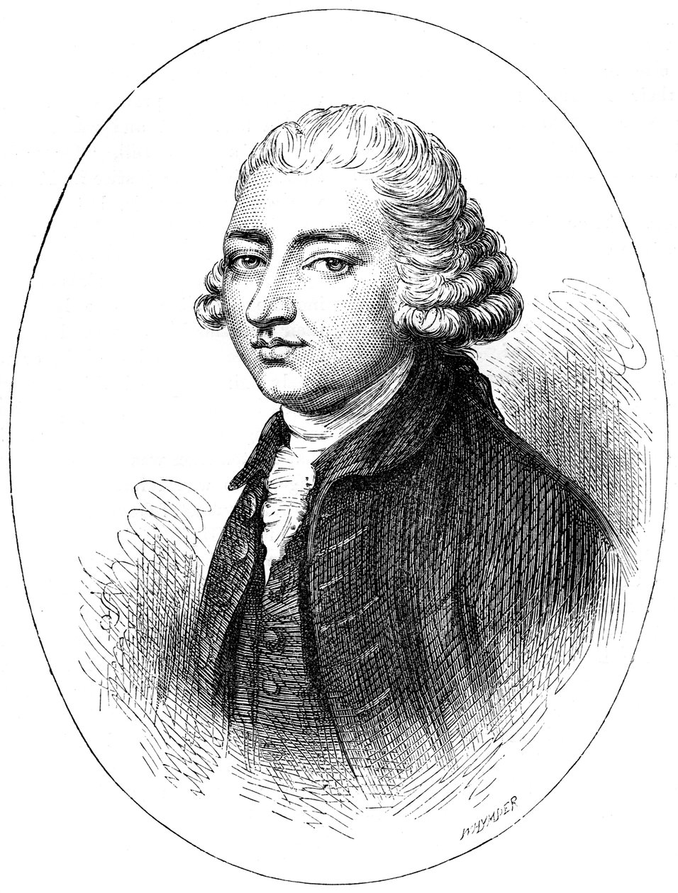 Edmund Burke, anglo-irländsk statsman, författare, talare, politisk teoretiker och filosof, ca 1880. av Whymper