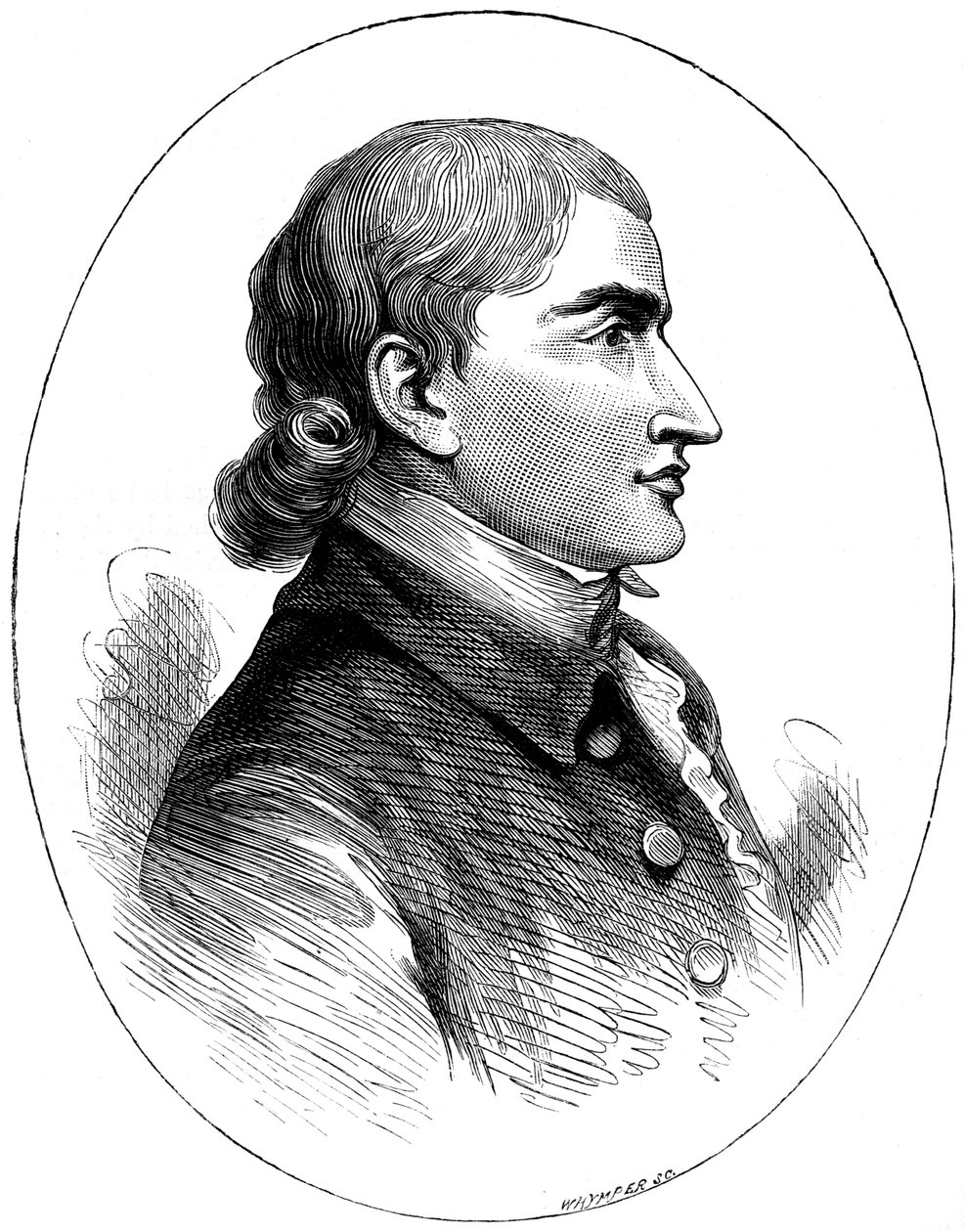 John Jay, amerikansk statsman, från ett tryck publicerat 1783, c1880. av Whymper
