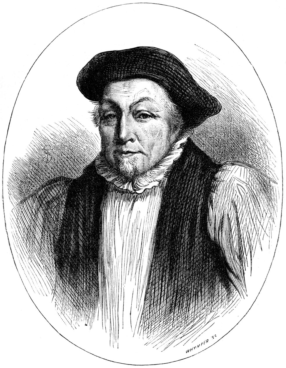 William Laud, ärkebiskop av Canterbury från 1600-talet, c1880. av Whymper